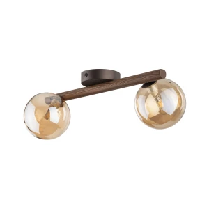 Kinkiet 11092 TK Lighting ESTERA wood orzech Bursztyn 2xG9