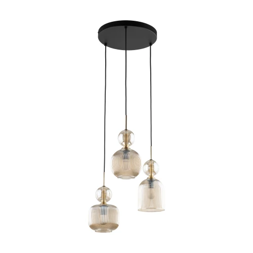 Lampa wisząca 11041 TK Lighting SOPHIA cognac 3xE14
