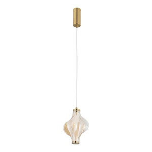 Lampa wisząca 18212 TK Lighting ELVA brass Led 8w