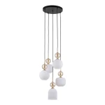 Lampa wiszaca 11593 TK Lighting SOPHIA cognac biały 5xe14