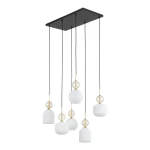 Lampa wisząca 11594 TK Lighting SOPHIA cognac biały 6xe14