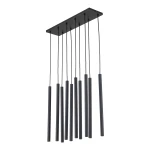 Lampa wisząca 11489 TK Lighting FERRO czarny 10xG9 Listwa