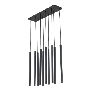 Lampa wisząca 11489 TK Lighting FERRO czarny 10xG9 Listwa