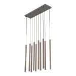 Lampa wisząca 11490 TK Lighting FERRO new Brown 10xG9 Listwa