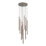 Lampa wisząca 11493 TK Lighting FERRO new Brown 10xG9 Koło
