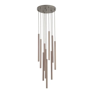 Lampa wisząca 11493 TK Lighting FERRO new Brown 10xG9 Koło