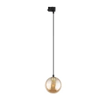 Tracer trójobwodowy 11663 TK Lighting CZARNY Amber Glass 1xG9