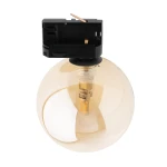 Tracer trójobwodowy 11667 TK Lighting CZARNY Amber Glass 1xG9