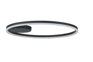 Plafon HALO top 120 cct bk + remote control