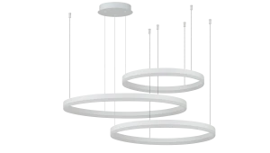 Lampa wisząca HALO pendant 80+60+40 cct wh + remote control