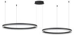 Lampa wisząca HALO pendant 80+60 cct bk + remote control