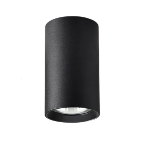 Tuba natynkowa Light Prestige MANACOR 13 cm czarna 1xGU10