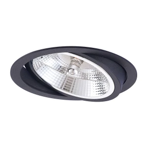 Ruchome oczko podtynkowe Light Prestige NERO czarne 1xGU10