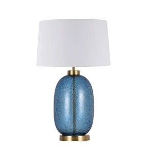 Lampa stołowa Light Prestige AMUR niebieska 1xE27