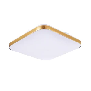 Plafon kwadratowy Light Prestige BABILON 33 cm złoty LED 4000K