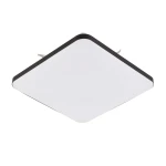Plafon kwadratowy Light Prestige BABILON 38 cm czarny LED 4000K