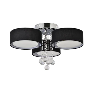 Plafon Light Prestige GAMBELA czarny 3xE27 LED