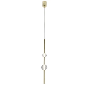 Lampa wisząca Light Prestige VAKU złota LED 4000K