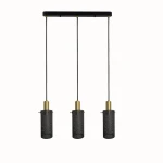 Lampa wisząca Light Prestige TIRANA 3 czarna 3xE27