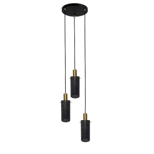 Lampa wisząca Light Prestige TIRANA 3 czarna 3xE27