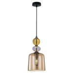 Lampa wisząca Light Prestige TROPEA bursztynowa 1xE27