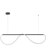 Lampa wisząca Light Prestige MELECA M czarna LED CCT