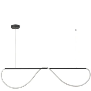 Lampa wisząca Light Prestige MELECA M czarna LED CCT