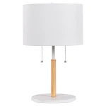 Lampa stołowa Light Prestige FOGO biała 2xE27