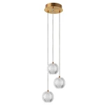 Lampa wisząca Light Prestige BRILLANT 3 złota LED CCT