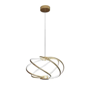 Lampa wisząca Light Prestige KANDOR złota LED CCT