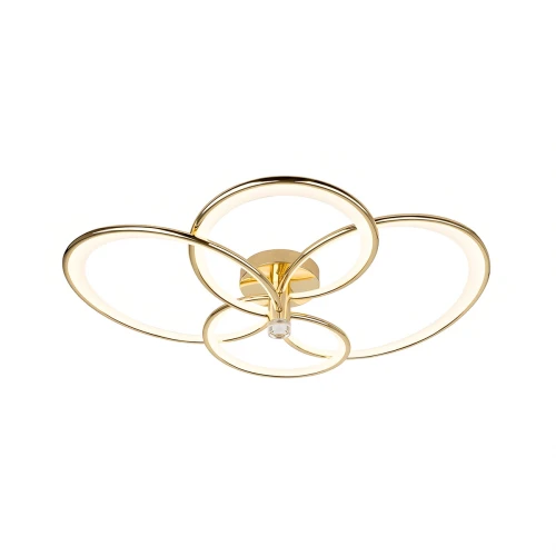 Plafon 4 Light Prestige AZINA złota LED