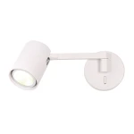 Kinkiet z Light Prestige SNOW wysięgnikiem NEW biały 1xGU10