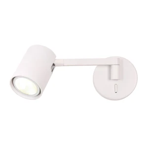Kinkiet z Light Prestige SNOW wysięgnikiem NEW biały 1xGU10