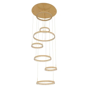 Lampa wisząca Light Prestige HALL 350 cm złoty LED CCT