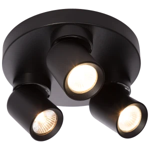 Plafon Light Prestige POINTA czarny 3xGU10