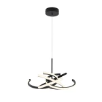 Lampa wisząca Light Prestige SPIDER 48 cm czarna LED CCT