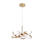 Lampa wisząca Light Prestige SPIDER 48 cm złota LED CCT