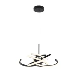 Lampa wisząca Light Prestige SPIDER 58 cm czarna LED CCT
