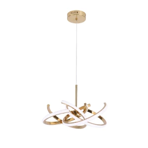 Lampa wisząca Light Prestige SPIDER 58 cm złota LED CCT