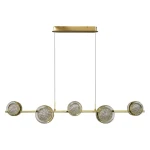 EUFORIA PENDANT LINE 5 3-STEP DIMM GOLD