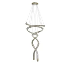 Lampa wisząca SPARK SPIRAL XXL CCT SWITCH DIMM GO złota