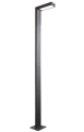 Lampa zewnętrzna ASKER POLE 1363 GRAPHITE 2xLED 12W ściemnialna