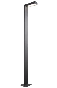 Lampa zewnętrzna ASKER POLE 1363 GRAPHITE 2xLED 12W ściemnialna 