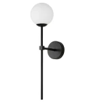 Kinkiet PIRULETA czarny IP44 1xG9