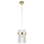 Lampa wisząca VETRO 1 złota 1xE14