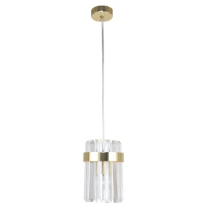 Lampa wisząca VETRO 1 złota 1xE14