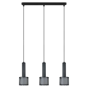 Lampa wisząca AMO czarna 3xE27