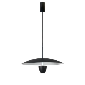 Lampa wisząca UFO S czarna LED CCT