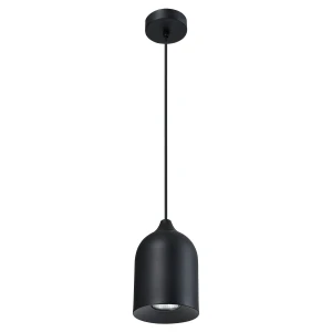 Metalowa lampa Light Prestige NILO wisząca czarna 1xGU10