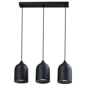Metalowa lampa Light Prestige NILO wisząca czarna 3xGU10